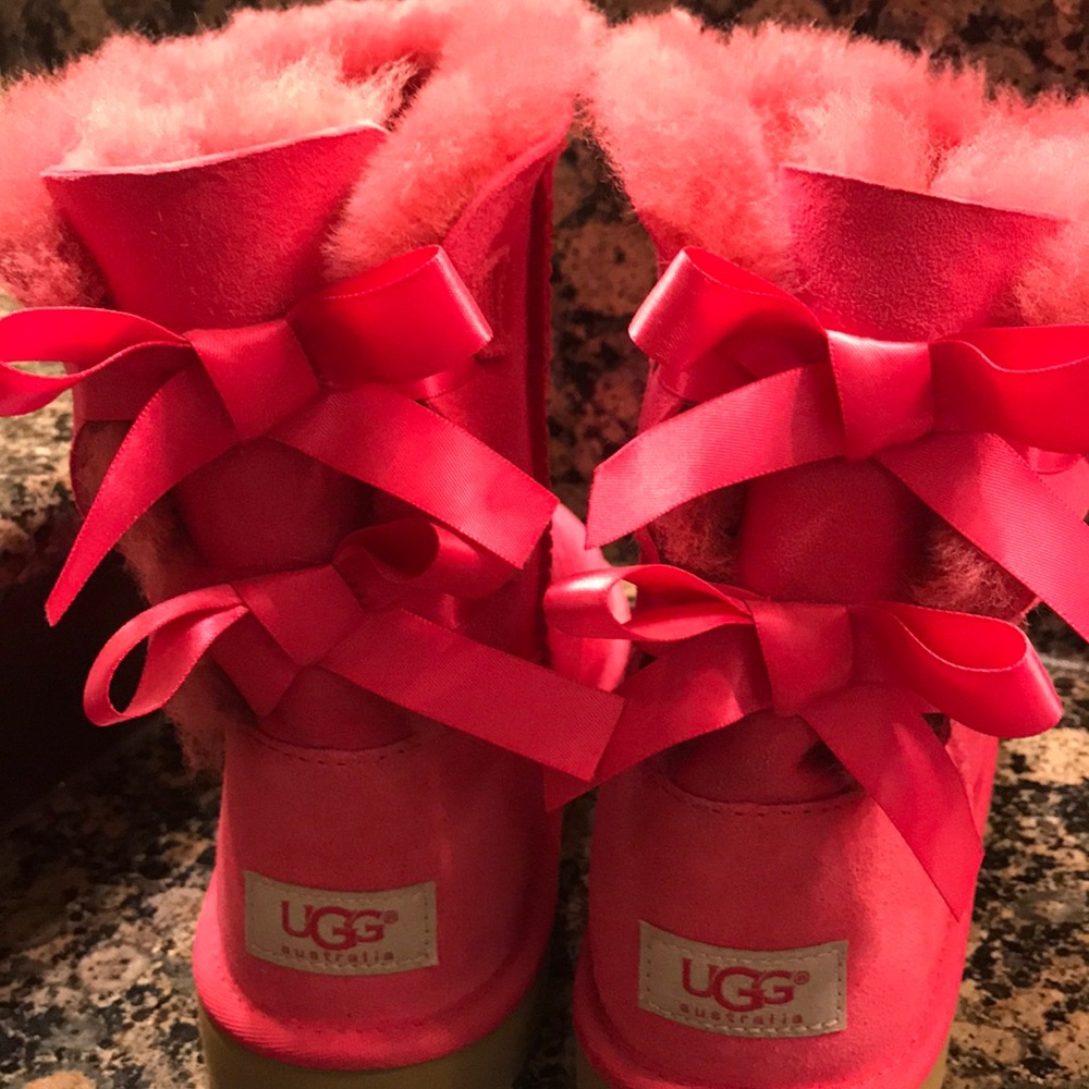 Hot pink Uggs